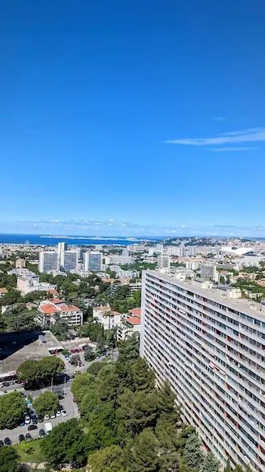 Apartment Ideal Sea View, Near Calanques &Velodrome -Parking Marseille