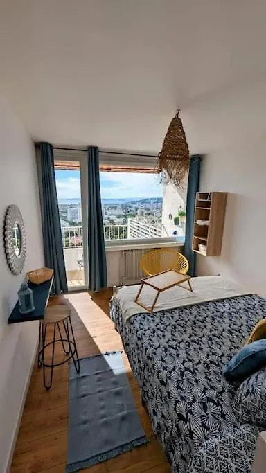 Ideal Sea View, Near Calanques &Velodrome -Parking Marseille 0*,