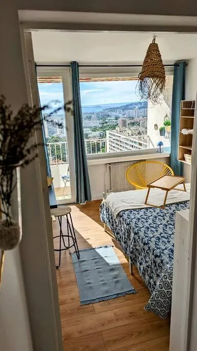 Apartment Ideal Sea View, Near Calanques &Velodrome -Parking Marseille